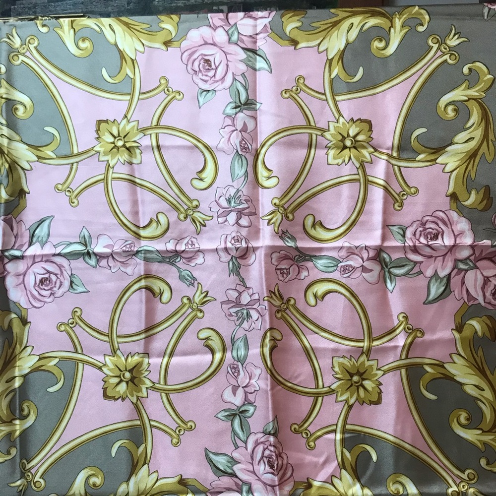 2 silk scarves